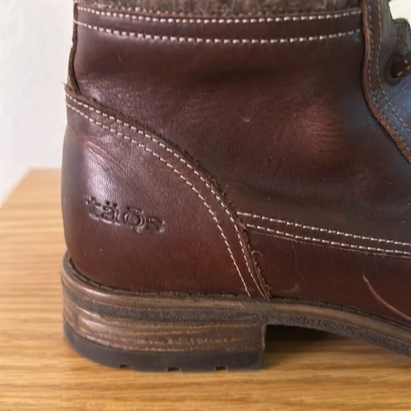 Taos Footwear Dark Brown Lace-Up Boots - Picture 4 of 9